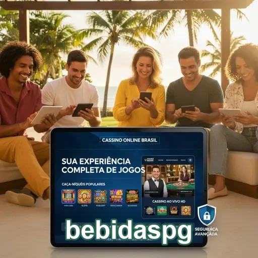 Ilustração de Jogos Ao Vivo e Interatividade